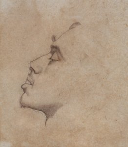 Portrettsjef av Dante Gabriel Rossetti (1828-82) av John Everett Millais
