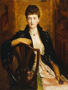 Portrett av Alice Sophia Caroline Stuart Wortley, kunstnerens datter, 1887 av John Everett Millais
