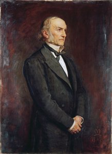 Portrett av William Ewart Galdstone (1809-1898) 1879