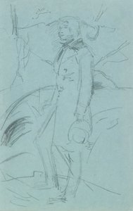 Foreløpig skisse for portrettet av John Ruskin, 1853-1854 av John Everett Millais