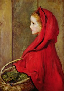 Rødhette av John Everett Millais