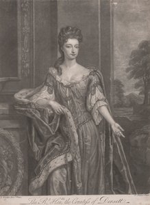 Beauties of Hampton Court: The Right Honorable Mary, grevinne av Dorset av John Faber the younger