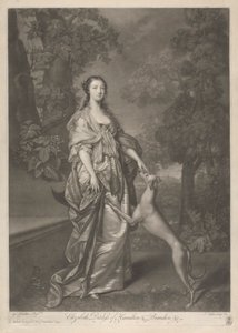 Elizabeth, hertuginne av Hamilton av John Faber the younger