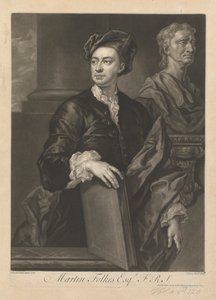 Martin Folkes Esq. av John Faber the younger