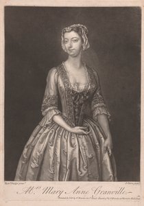 Mrs Mary Ann Granville av John Faber the younger