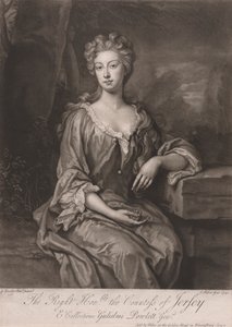 Høyre ærede grevinne av Jersey av John Faber the younger