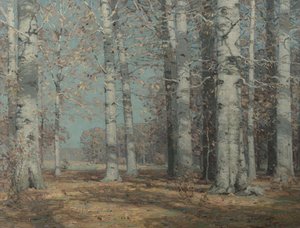 Autumn Beeches, ca. 1908-1915 (olje på lerret)