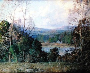 Woodstock, New York (olje på lerret)