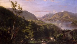 Utsikt over høylandet fra West Point, 1862