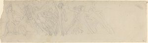 Antik kampscene (?) av John Flaxman