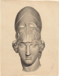 Antikt hode med hjelm av John Flaxman
