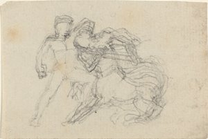 Kamp mellom mennesket og kentauren av John Flaxman
