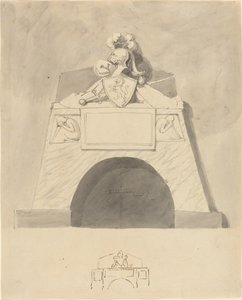Design for et monument av John Flaxman