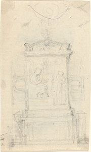 Design for graven til Dr. Joseph Warton av John Flaxman