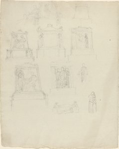 Design for monumenter av John Flaxman