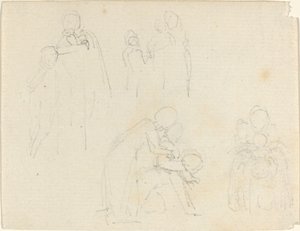 Fire grupper av figurer av John Flaxman
