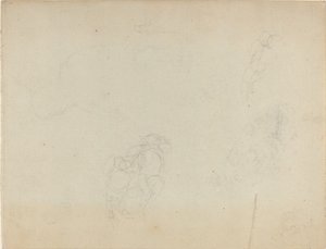 Studieark [rekto og verso] av John Flaxman