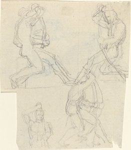 Studieark [rekto og verso] av John Flaxman