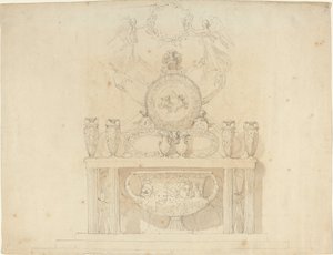 Studie for dekorasjoner av Buckingham Palace av John Flaxman