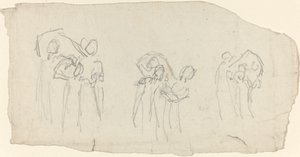 Tre grupper av dansere av John Flaxman