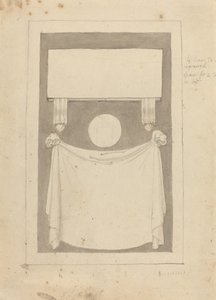 Tre inskripsjonsfelt av John Flaxman