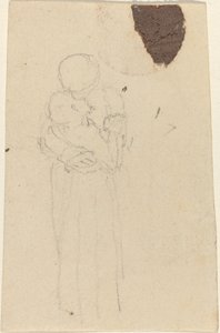 To figurer som omfavner av John Flaxman