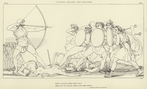 Ulysses dreper frierne av John Flaxman