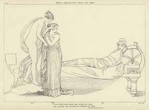 Venus presenterer Helen til Paris av John Flaxman