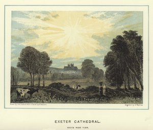 Exeter Cathedral, sørvest utsikt