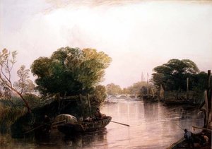 Themsen ved Kew (akvarell)
