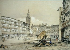 Plaza de San Francisco, Sevilla, fra 