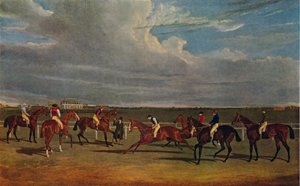 St. Leger av 1828, c1829, 1922 av John Frederick Hering