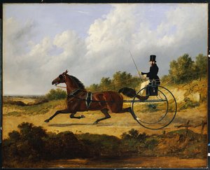 "Confidence", tegner en spillejobb drevet av en brudgom, 1842 av John Frederick Herring Senior
