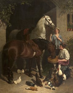 Mate hestene av John Frederick Herring Senior