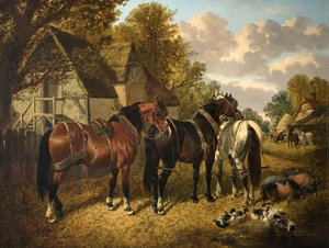 Klar for plogen av John Frederick Herring Senior