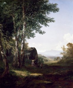 Utsikt over Mansfield Mountain, 1849 av John Frederick Kensett
