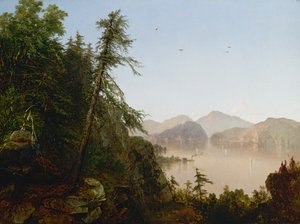 Langs Hudson, 1852. av John Frederick Kensett