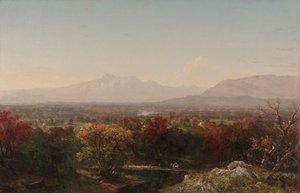 En oktoberdag i de hvite fjellene, 1854 av John Frederick Kensett