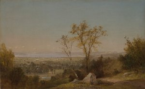 Lake Champlain av John Frederick Kensett