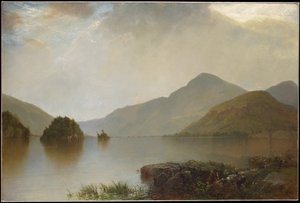 Lake George av John Frederick Kensett