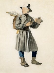Stående kunstner av John Frederick Kensett
