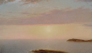 Solnedgang, 1872. av John Frederick Kensett