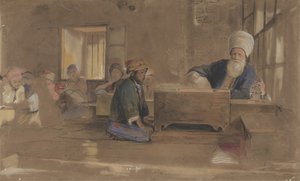 Arabisk skole, 1841-51. av John Frederick Lewis