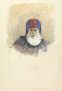 Studie for Mehmet Ali Pasha, ca. 1844. av John Frederick Lewis