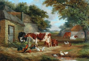 Gårdstun, 1856 av John Frederick Herring Senior