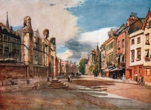 Broad Street, sett vestover (fargelitografi)