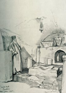 Jacobs Well ved Shechem Nablus, 1902. av John Fulleylove