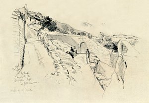 På Oljeberget, hvor disiplene sov under lidelsen i hagen, 1902. av John Fulleylove