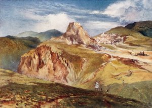 Slottet i Karytaena i Arcadia