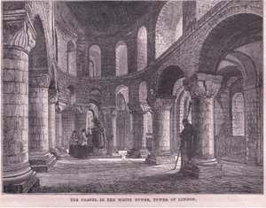 Kapellet i Det hvite tårnet, Tower of London av John Fulleylove